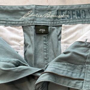 Eddie Bauer Green Button-Up Shorts